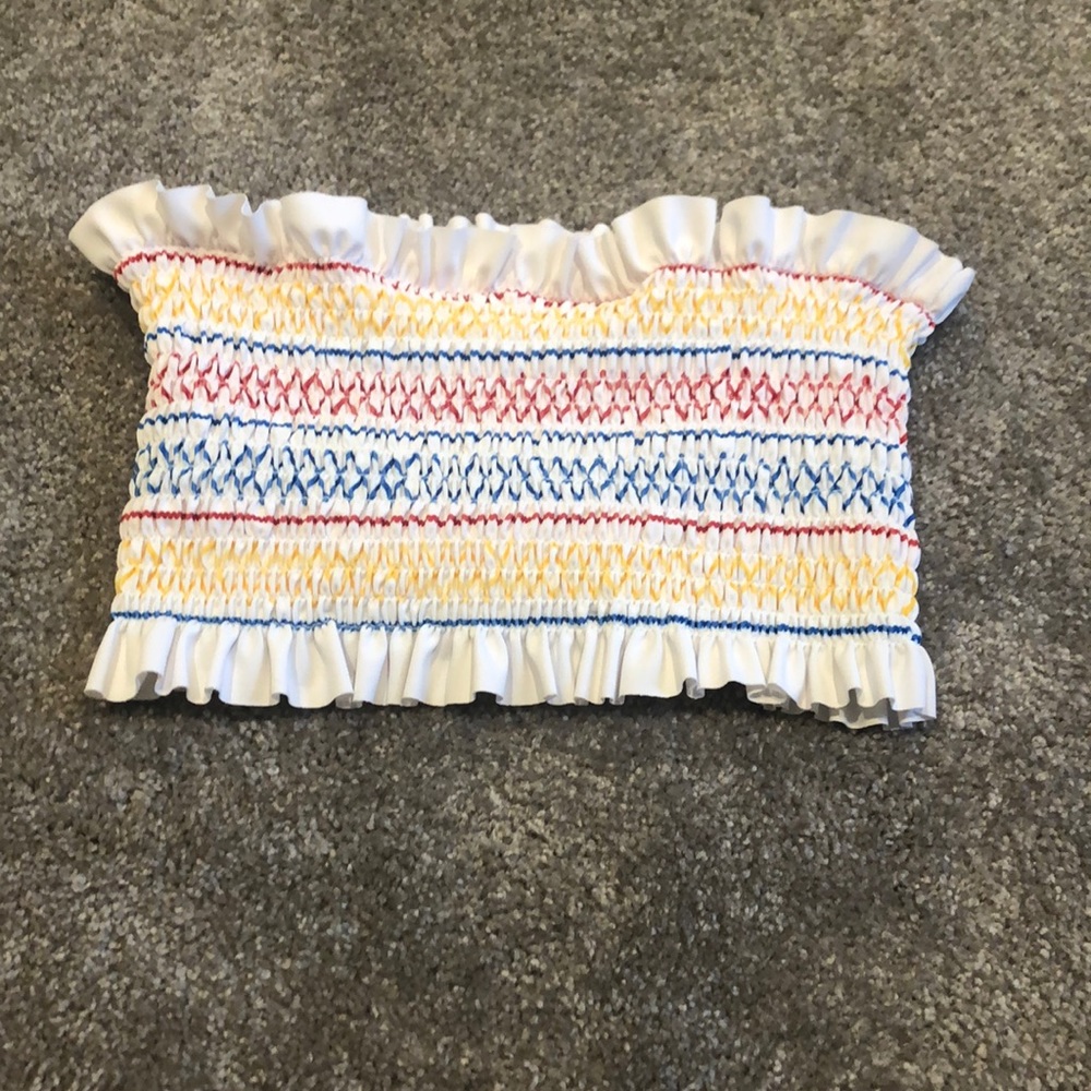 Multi color bikini top